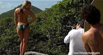 Caroline Wozniacki Sports Illustrated Swimsuit Bodypaint Behind Tanlines (2016)