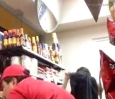 Girl Busted Masturbating Shop