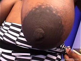 Pregnant with huge areolas