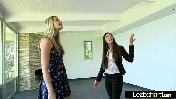 Lots Of Kiss And Licks From Cute Lovely Lesbians clip-20