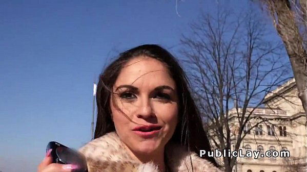 Beautiful amateur picked public