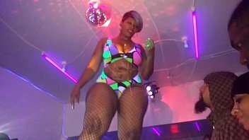 Cherokee D'_ass Performs At QSL Halloween Strip Party in North Phila,Pa 10/31/15