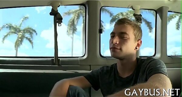 Fellatio with horny homo stud