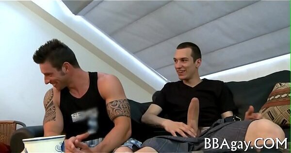 Sexually excited homo with dudes