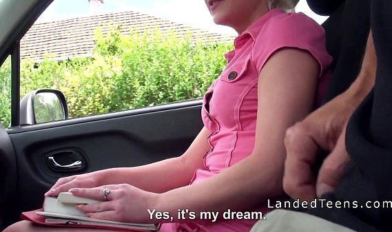 Student hitchhiking banging