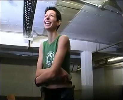 Short-hair petit tomboy with nice gets fucked break