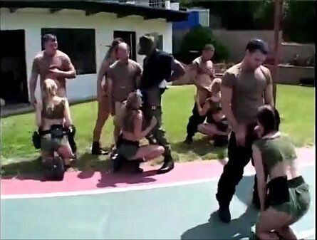Military School Blowjob Instruction