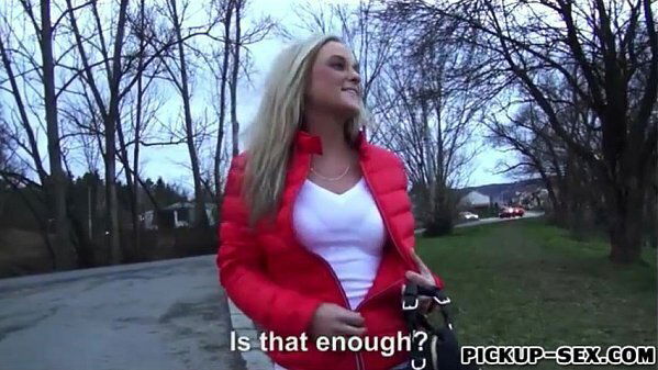 amateur blonde Eurobabe Shanie Ryan fucked cash