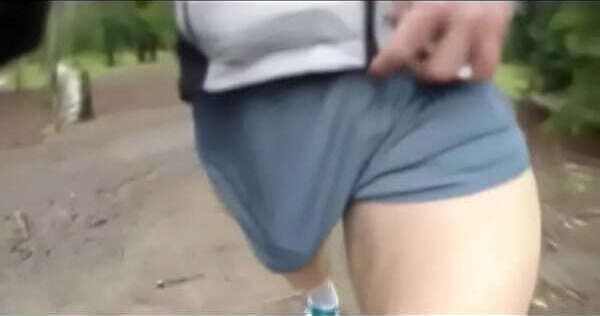 Caminhada cueca gozada forte