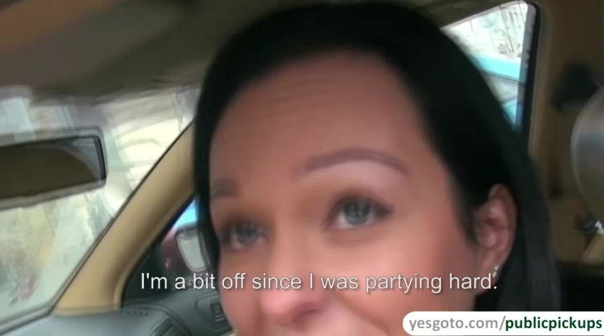 Sticky creampie drips from a tight pussy of a hot amateur after public sex