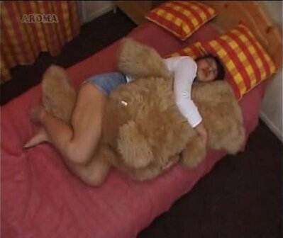 japanese girl humping teddybear