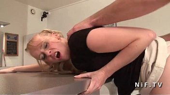 Sublime small titted french cougar hard nailed young technician