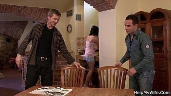 Cheating wife rides her hubby'_s friend cock