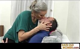 Grey hair grandmother fucking