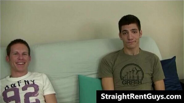 Hunky straight involved filthy video