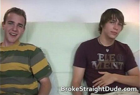 Broke straight dudes having porn