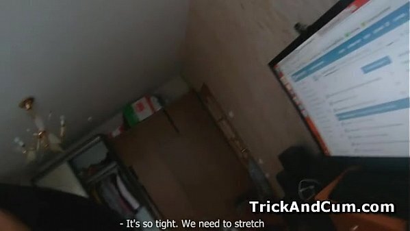 Lusty giving titjob foreplay