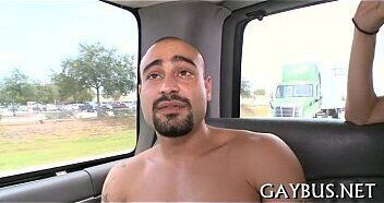 Lusty oral-job stimulation with homo