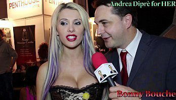 Bonny Bouche gives a blowjob lesson for Andrea Dipr&egrave_