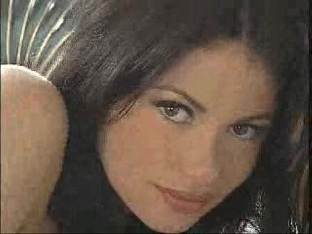 Sexy brunette with hairy pussy black lingerie