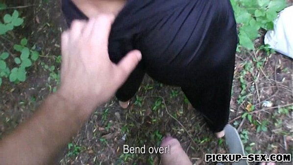 Slim amateur girl Casey Jordan fucked woods money