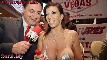 Sara Jay gives a blowjob lesson for Andrea Dipr&egrave_