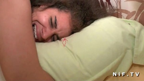 Small titted amateur brunette sodomized jizzed body