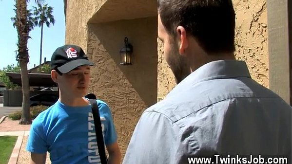 Twink After slender gargles dick, Preston smashes