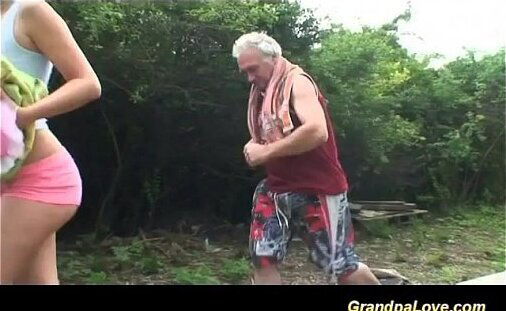 grandpa loves teen nature