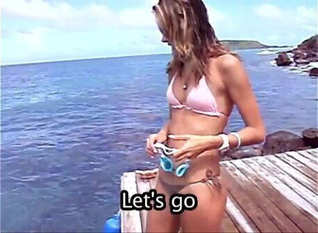 Dive with Supermodel Alessandra Ambrosio