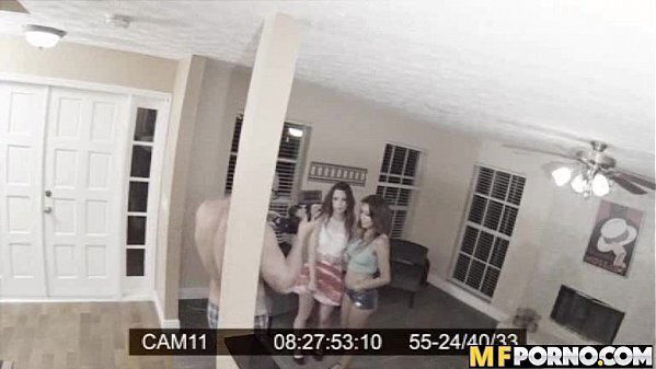 Caught camera teen 3some Jade Nile, Sarai