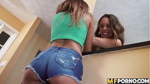 Caught camera teen 3some Jade Nile, Sarai