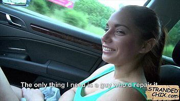 Amateur blowjob while driving Jenny Dark.1.1