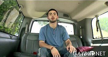 Blowjob with excited homo stud