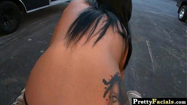 brunette facial Kitty Bella