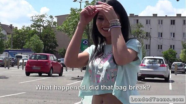 fucks Russian teen public