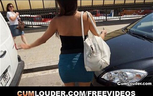 Spanish brunette fucked hard