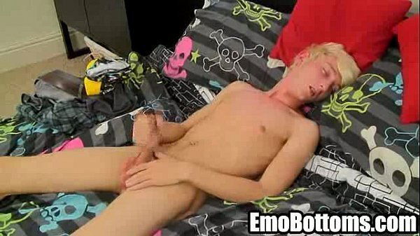 twink Brown playing with rock hard cock4