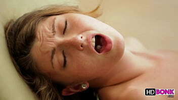 Sexy brunette fucked poolside