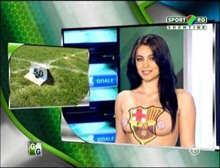 Goluri Goale Gina Roxy (Romania naked news)