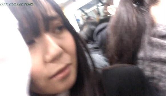 Real molester Japanese train