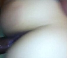 Asian taking creaming