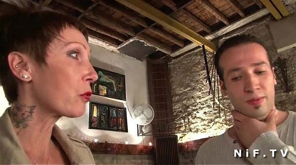 titted tattooed french mature gets tight hammered