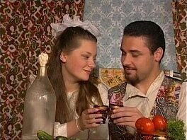 Russian Brunette with Big Boobs