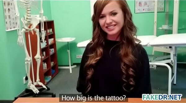 Brunette model gets pounded fake hospital