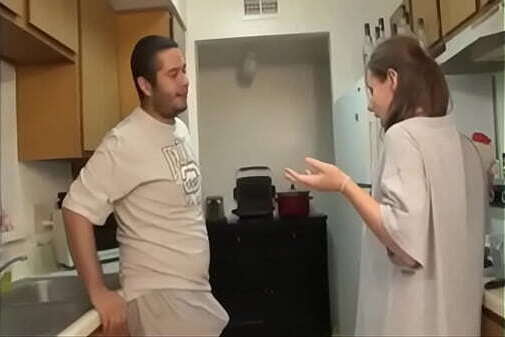 brother sister blowjob kitchen