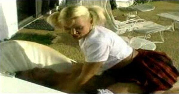 Pigtail Blonde School Girl Outdoors