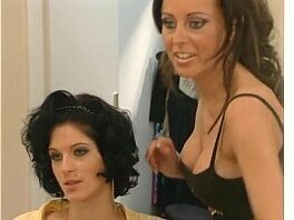 Celia Jones, Louisa Lamour - lesbian - teeny casting