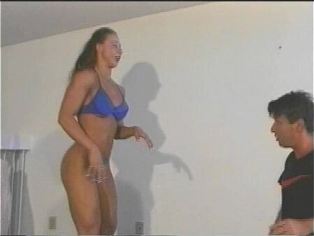 Mixed Wrestling with Fitness Model Charlene Rink part