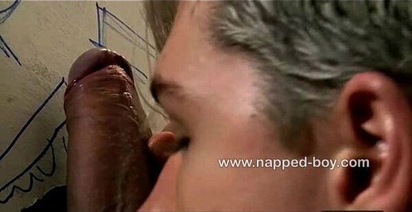 Twink Calvin Croft fucked trough hole